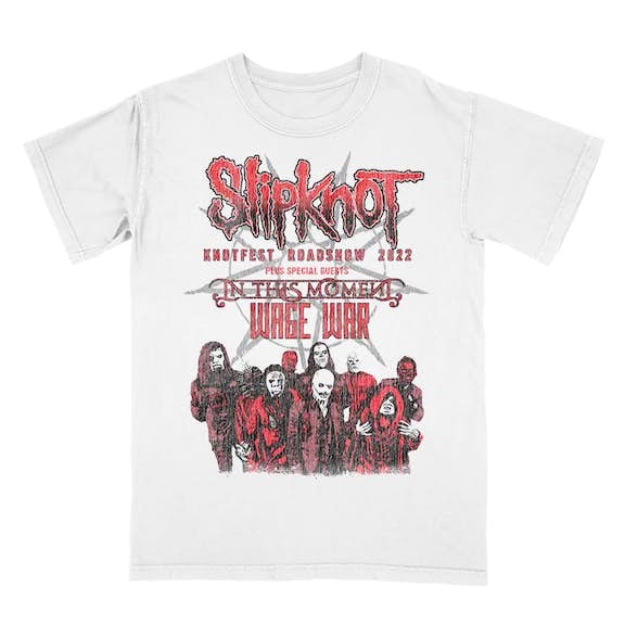 Knotfest Leg 1 Tour T-shirt in White