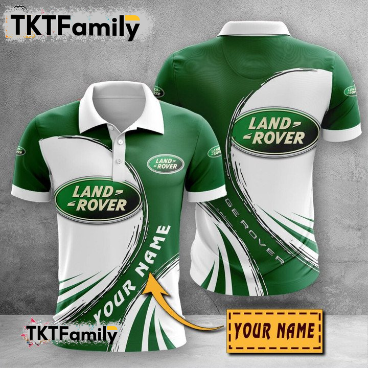 LAND ROVER Custom Name 3D Polo Shirt TKT Familys