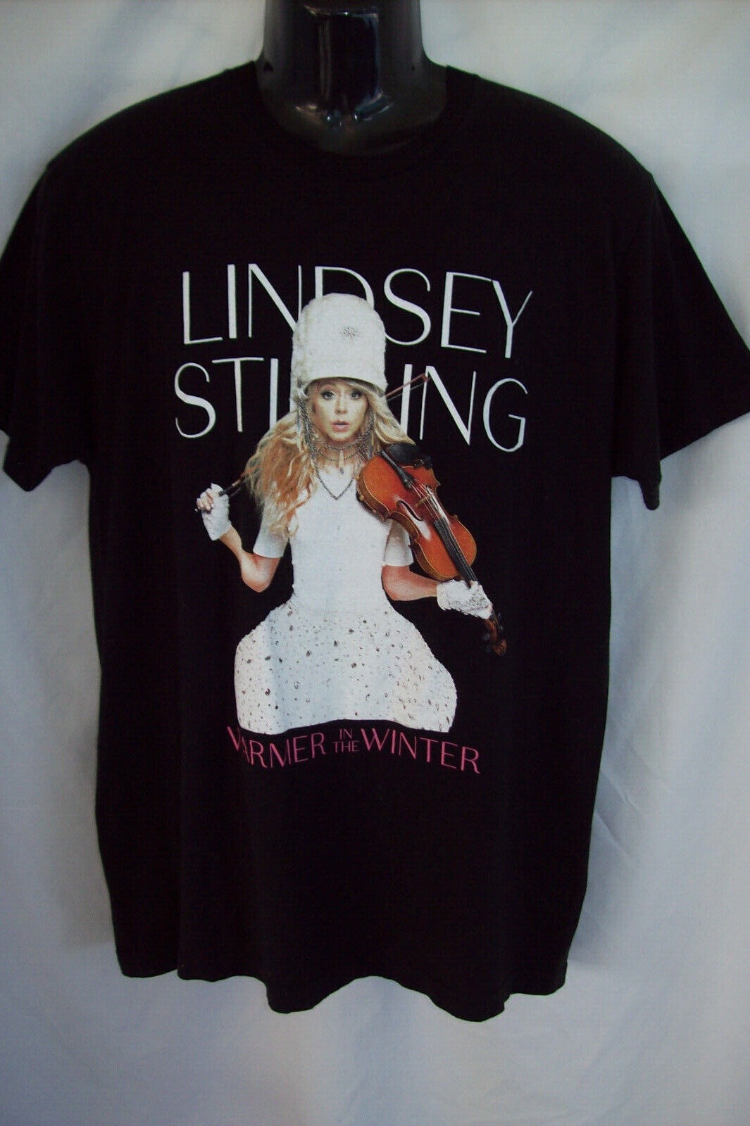 LINDSEY STIRLING Warmer In The Winter Christmas Tour Black T-Shirt