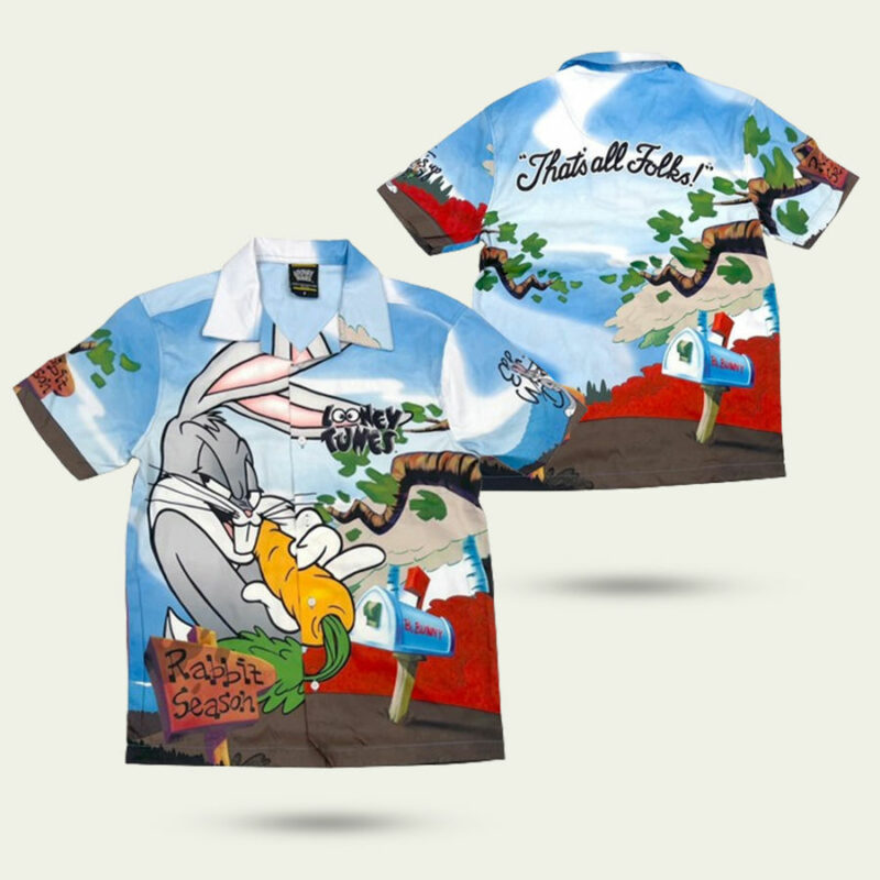 LOONEY TUNES WOVEN HAWAIIAN SHIRT