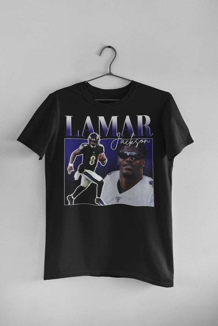 Lamar Jackson - Unisex Black t-shirt