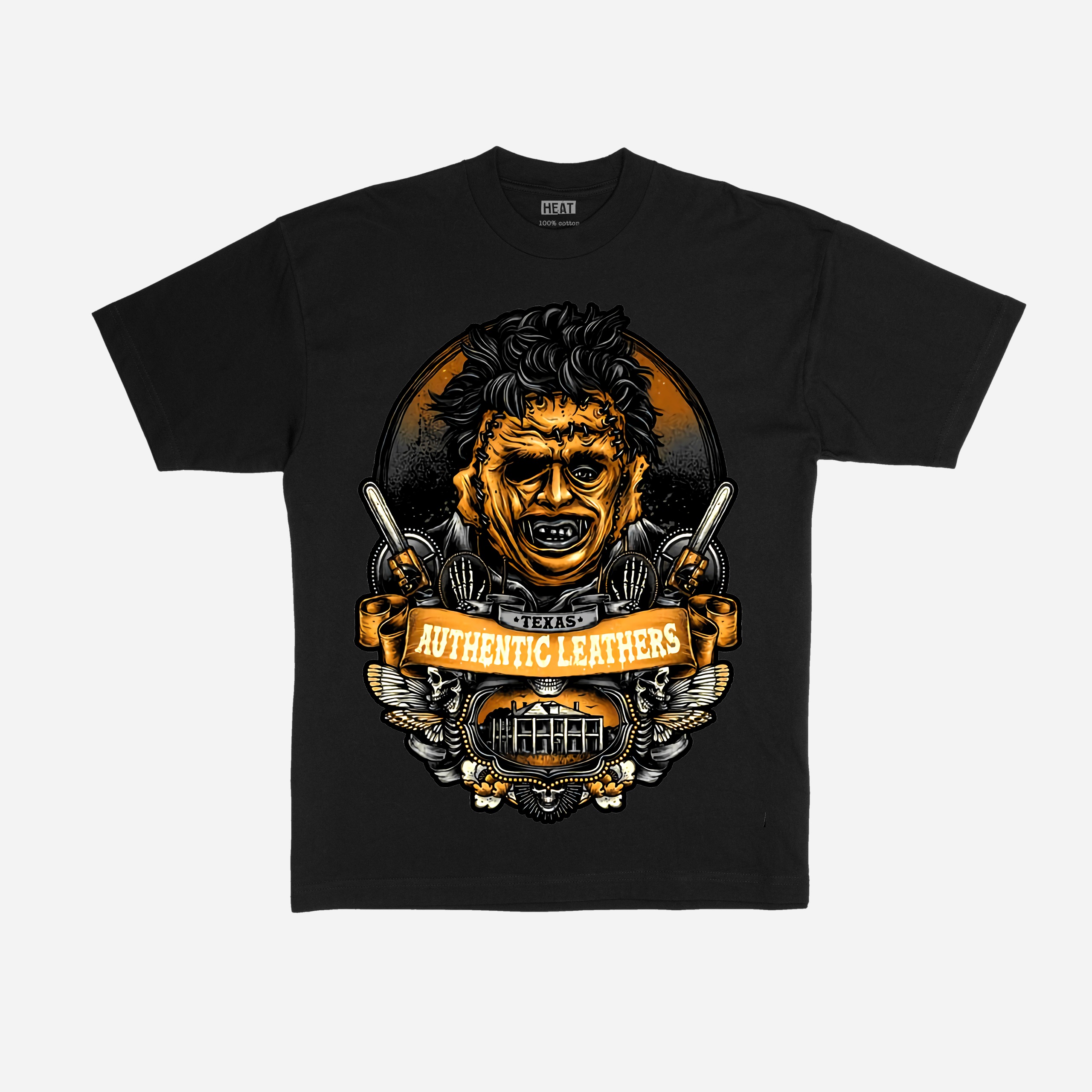 Leatherface Texas Authentic Leathers Graphic T-Shirt