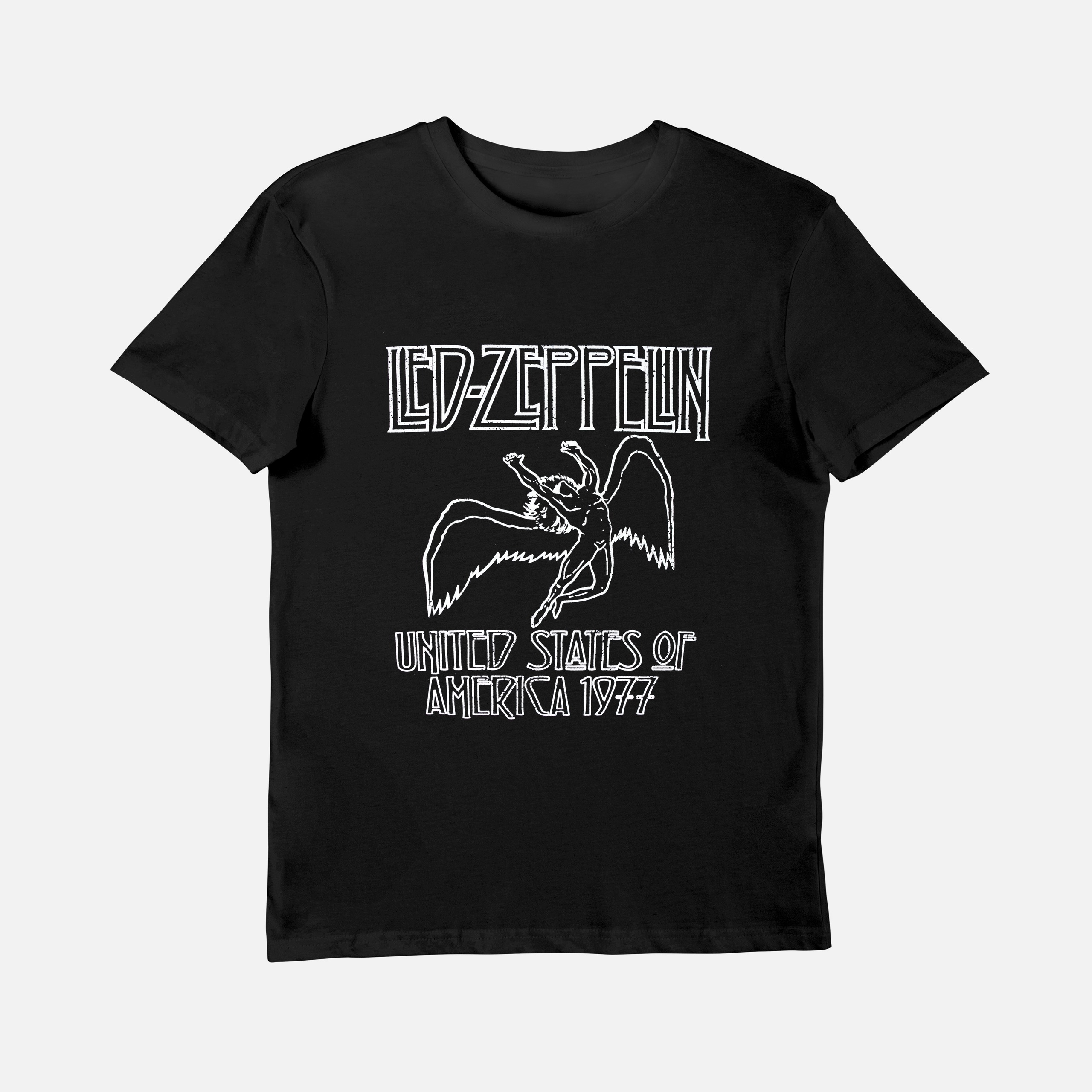 Led Zeppelin Unisex Black Graphic T-Shirt