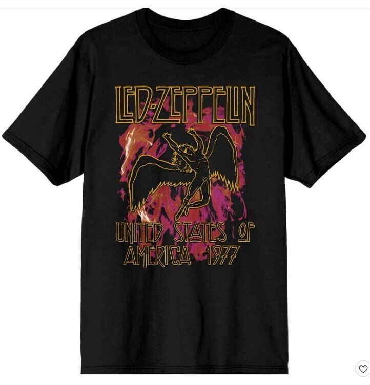 Led Zeppelin t-shirt- Led Zeppelin classic shirt- Led Zeppelin 1977 tour