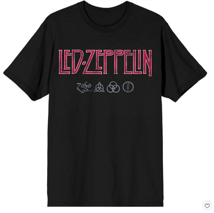 Led Zeppelin t-shirt- Led Zeppelin classic shirt- Led Zeppelin logo shirt