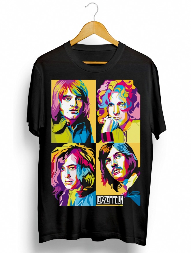 Led-Zeppelin North America Tour Band, Led-Zeppelin Tour 1975 T-Shirt