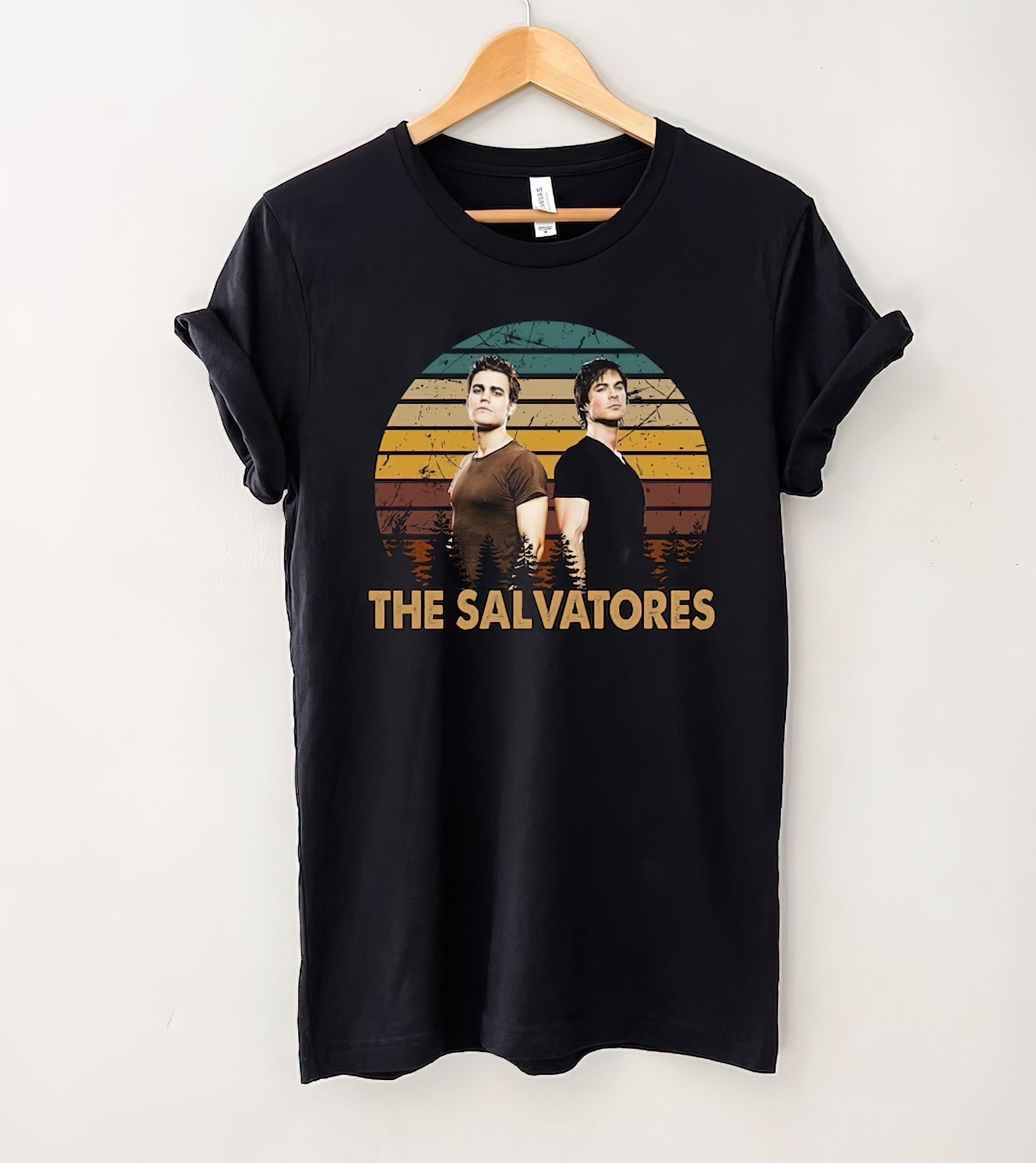 Legacies Brothers Handsome The Sal Vatores Vintage T-Shirt, Damon Salvatore Shirt, Gift Tee For You And Friends-gigapixel-standard-scale-2_00x