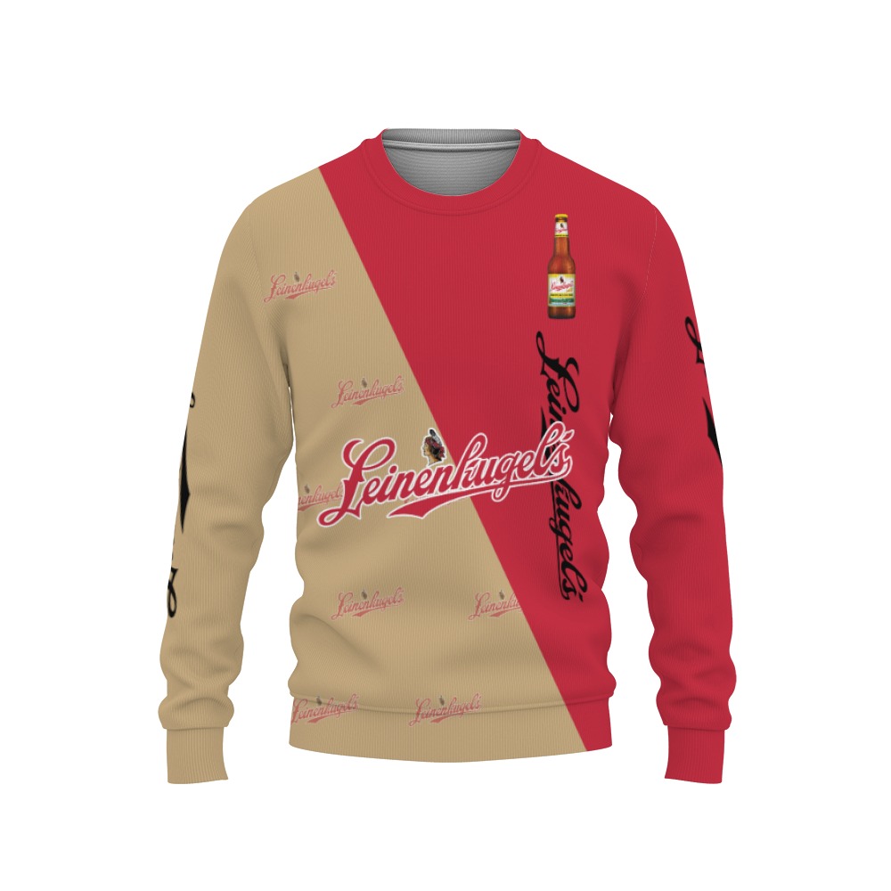 Leinenkugel Beers Beers And Whiskey Pattern Logo-3D Sweatshirt