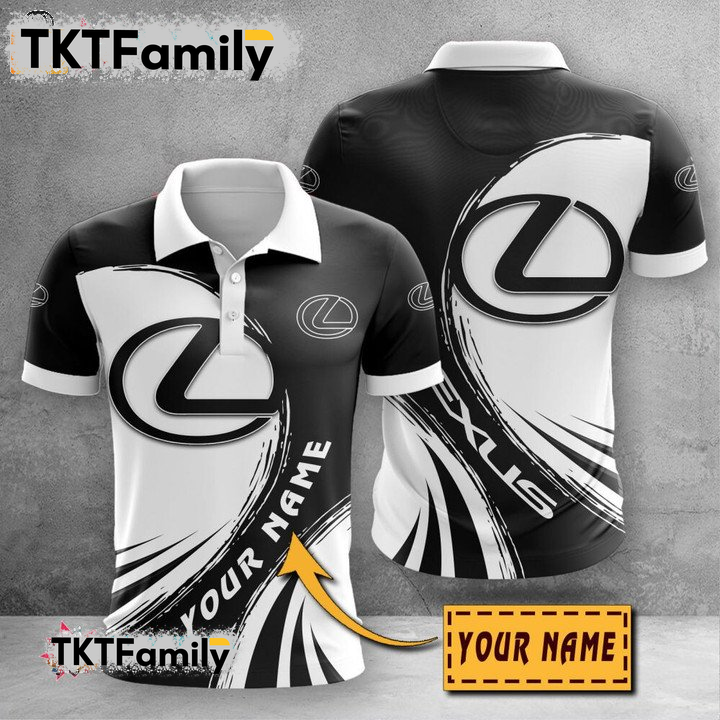 Lexus Custom Name 3D Polo Shirt TKT Familys