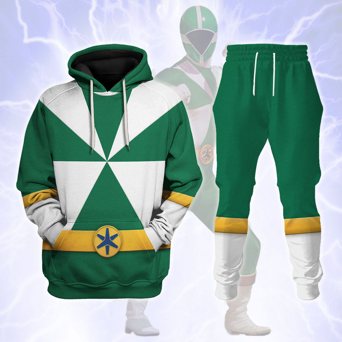 Lightspeed Green Ranger track suit 