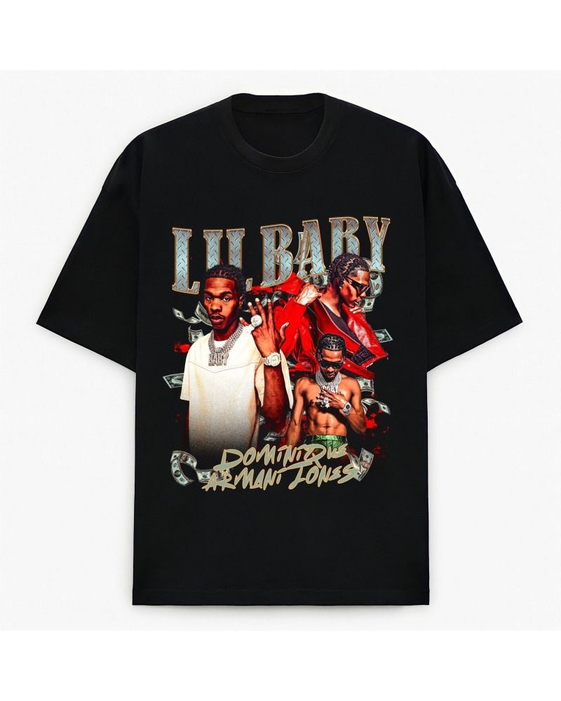 Lil Baby Currency Merch Tee - Black