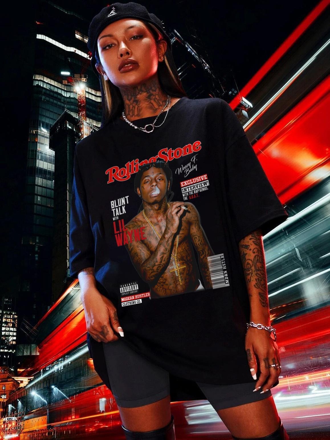 Lil wayne rolling stone Unisex T-Shirt Rapper Lil Wayne, Lil Wayne Tour 2023