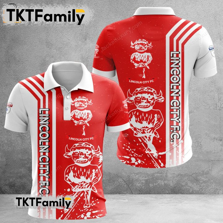 Lincoln City F.C 3D Polo Shirt TKT Familys