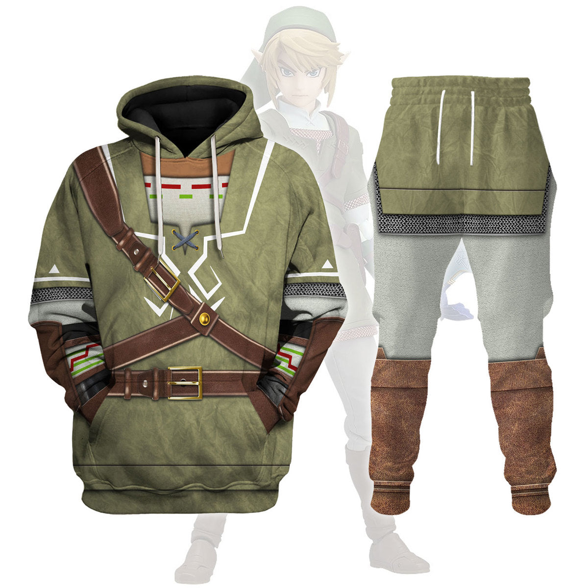 Link Attire cosplay track suit 