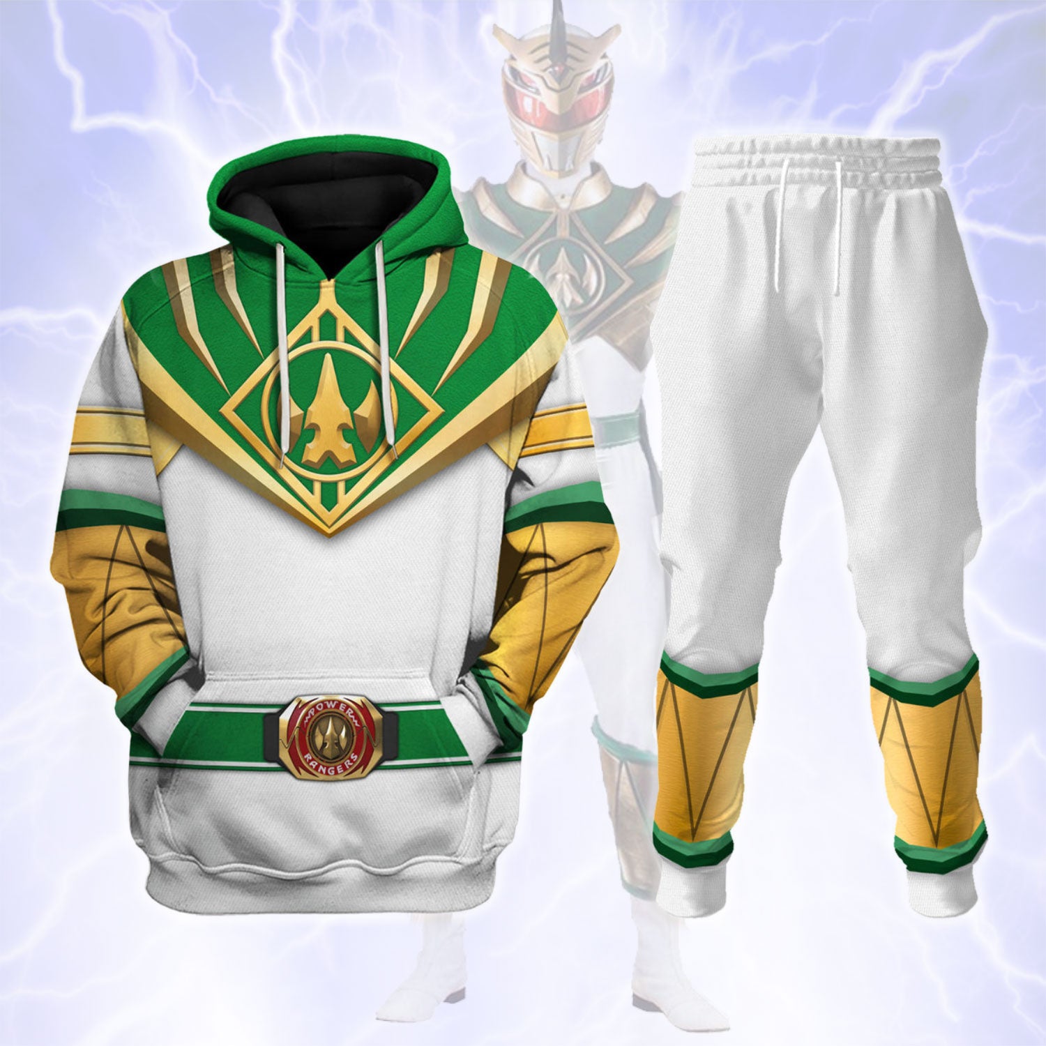 Lord Drakkon Mighty Morphin track suit