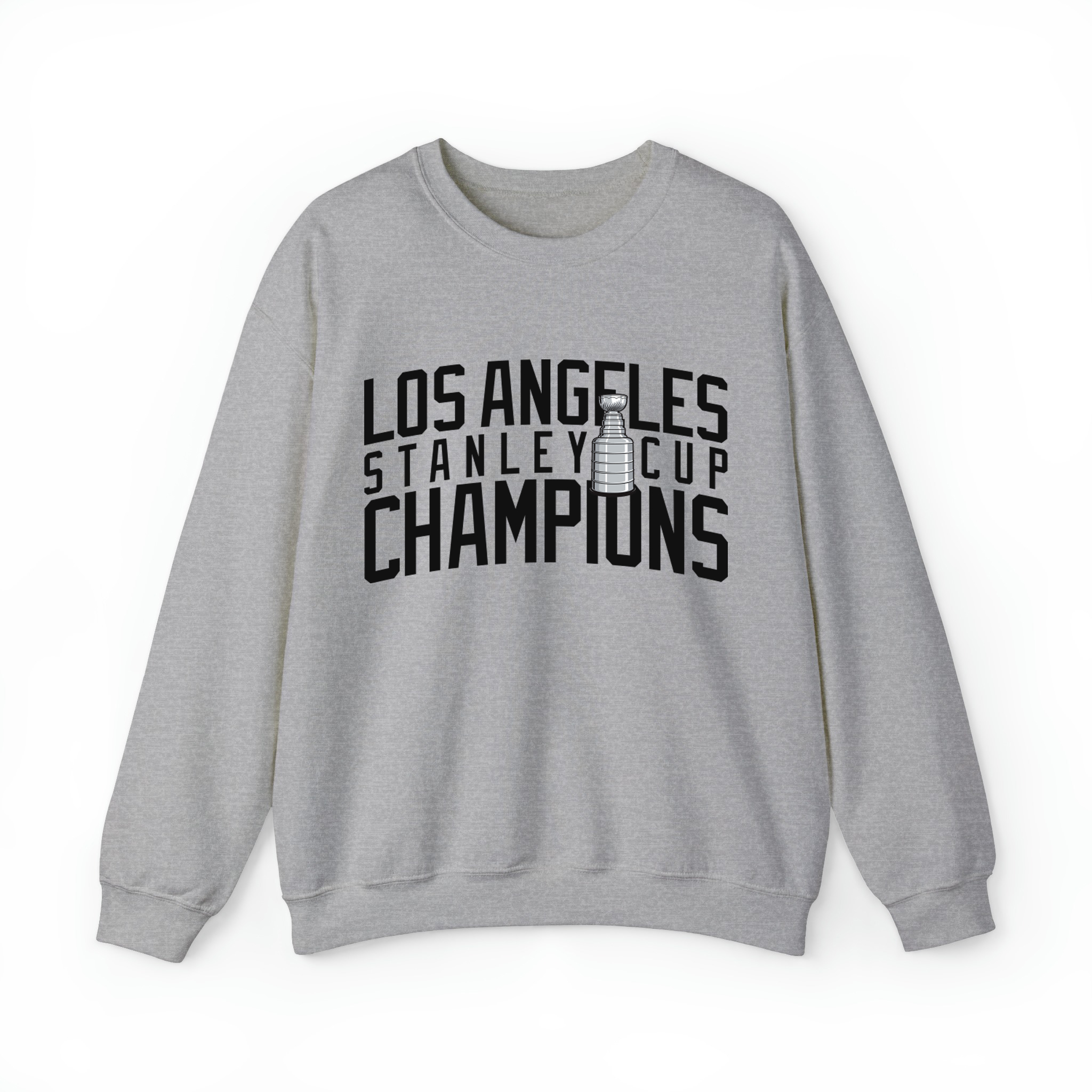 Los Angeles - Stanley Cup Champions Unisex Sweatshirt-Sport Grey