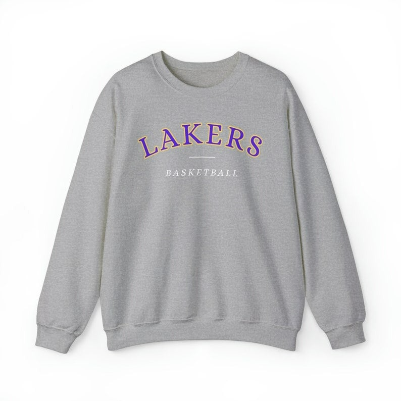 Los Angeles Lakers, Vintage Los Angeles Lakers Sweatshirt Tee, Los Angeles Basketball, Lakers Tee, Vintage Lakers, Retro Los Angeles Sport