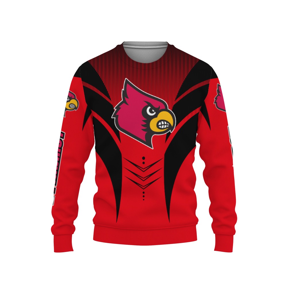 Louisville Cardinals Football American Day, Sport Teams Champion 3D Shirt-3D Sweatshirt