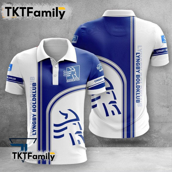 Lyngby Boldklub Blue 3d polo shirt TKT Familys