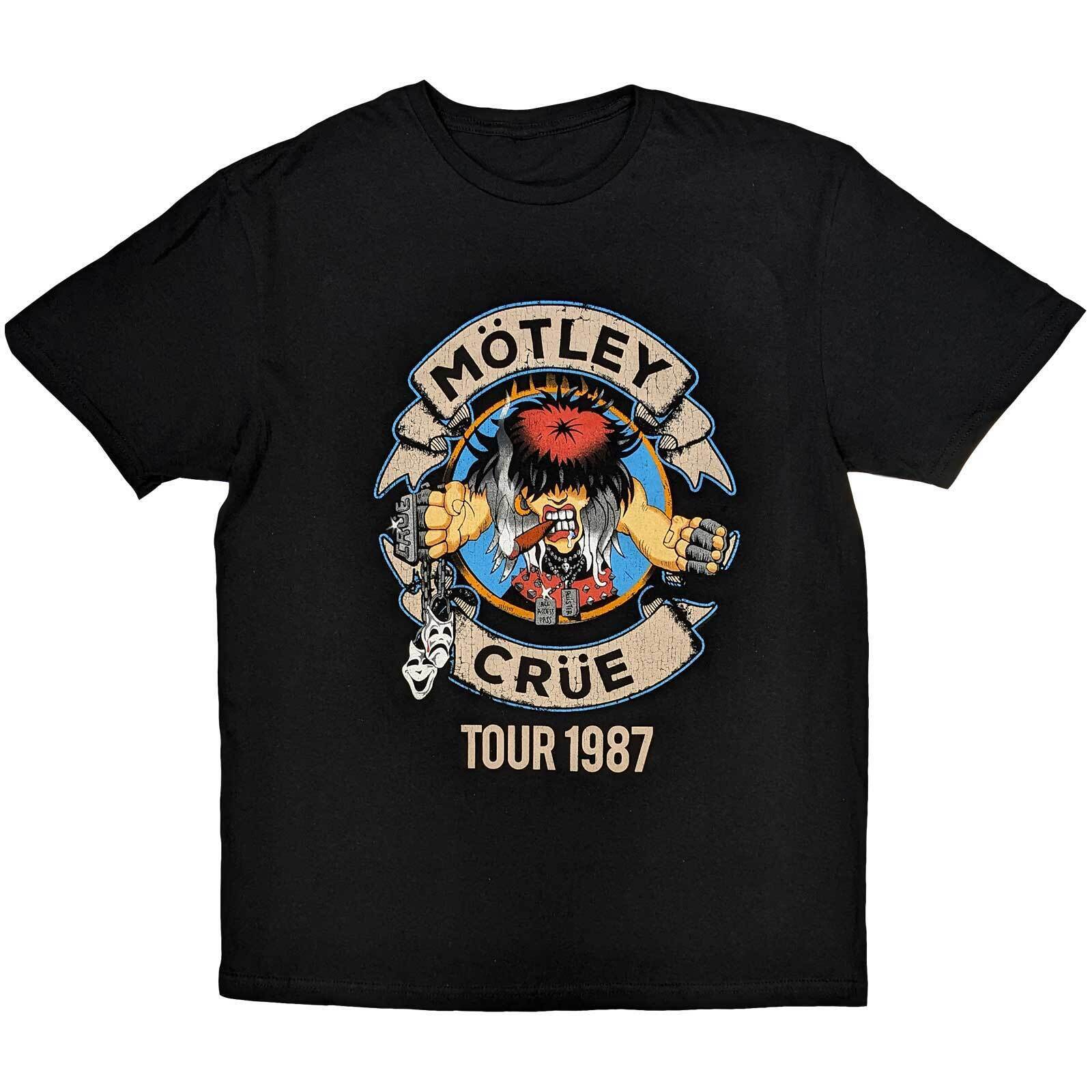 MÃ¶tley CrÃ¼e Girls Tour '87 Official Merchandise T-shirt