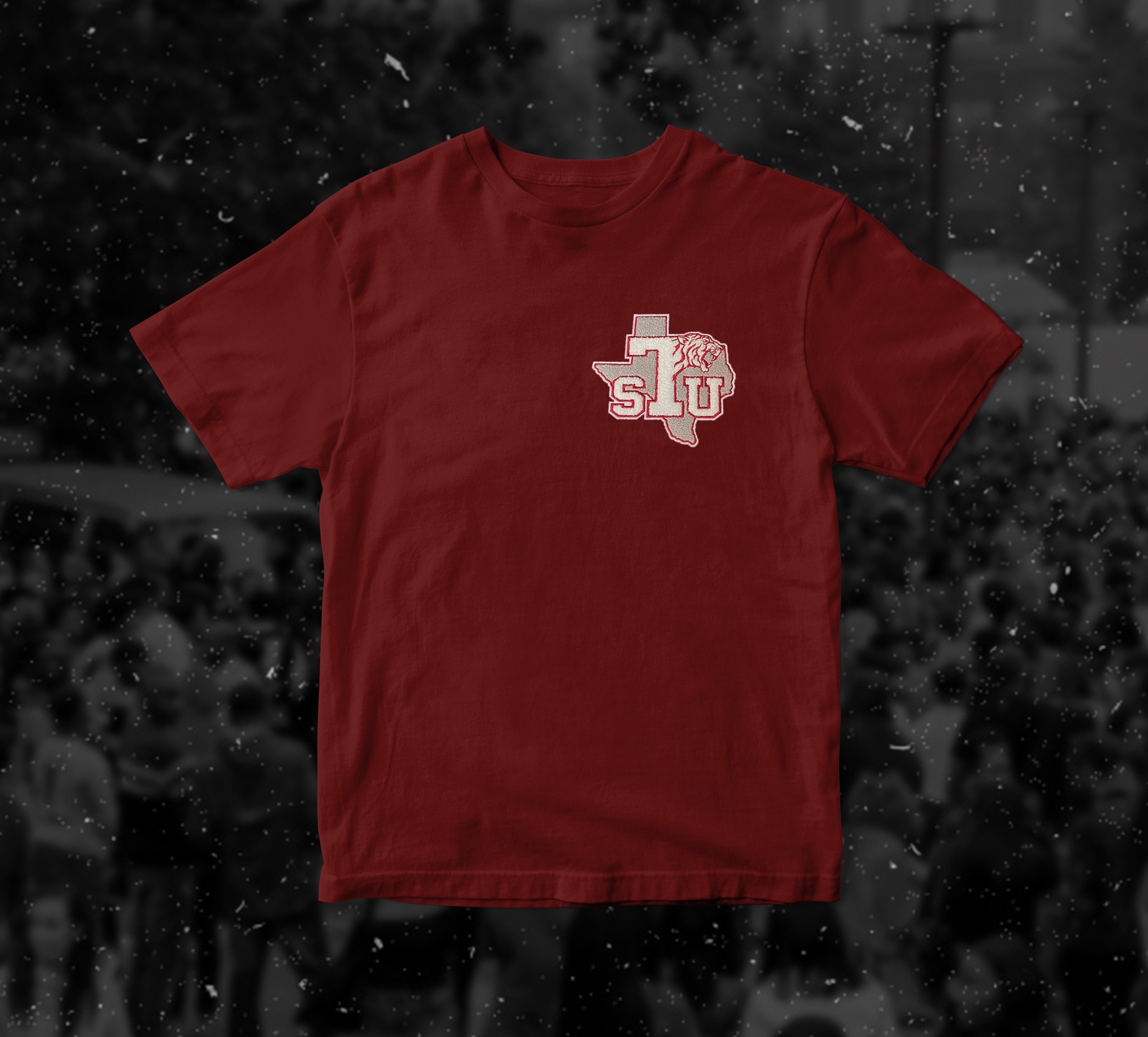 MAROON TEXAS SOUTHERN T-SHIRT