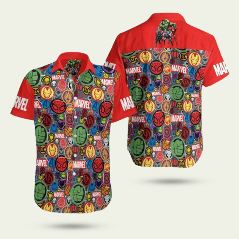 MARVEL SUMMER ALOHA HAWAIIAN SHIRT