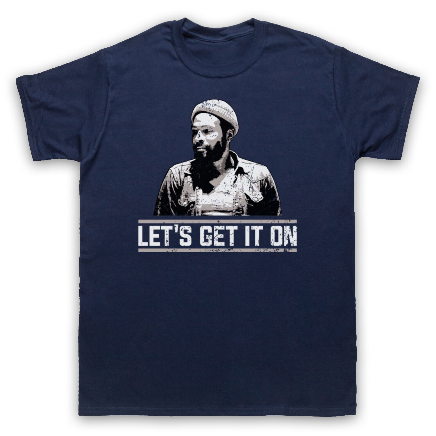 MARVIN GAYE LET'S GET IT ON SOUL R&B LEGEND ALBUM SONG MENS & WOMENS T-SHIRT