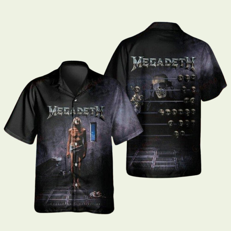 MEGADETH COUNTDOWN TO EXTINCTION HAWAIIAN SHIRT