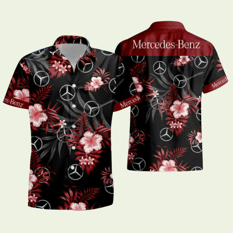 MERCEDES HAWAII SHIRT VER SUMMER HAWAIIAN SHIRT