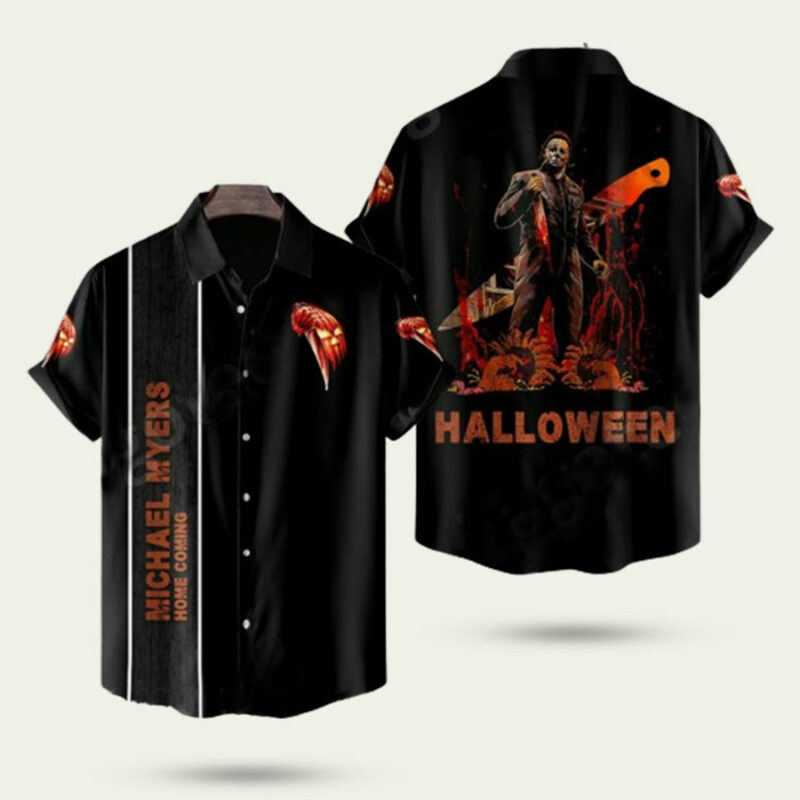 MICHAEL MYERS HOME COMING HALLOWEEN HAWAIIAN SHIRT