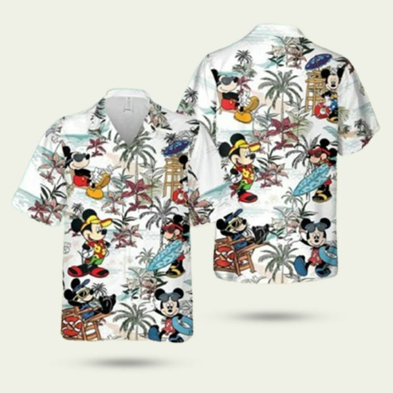 MICKEY MOUSE SUMMER BEACH HAWAIIAN SHIRT