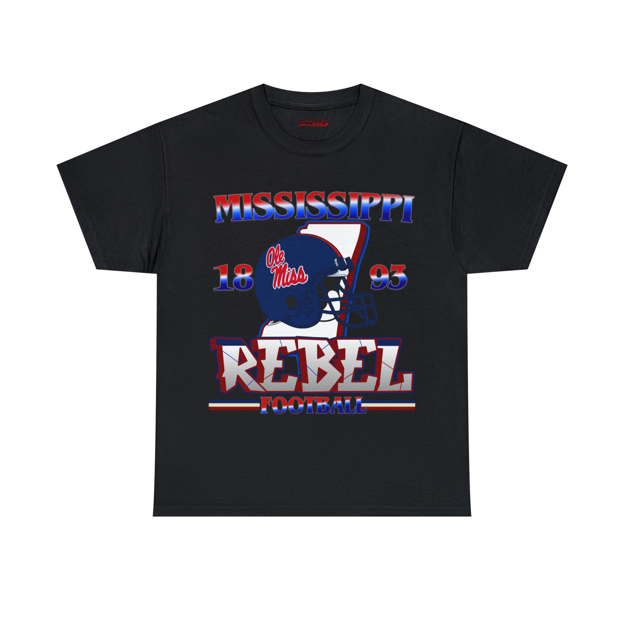 MISSISSIPPI REBELS FOOTBALL TEEMISSISSIPPI Unisex T-Shirt New 2023