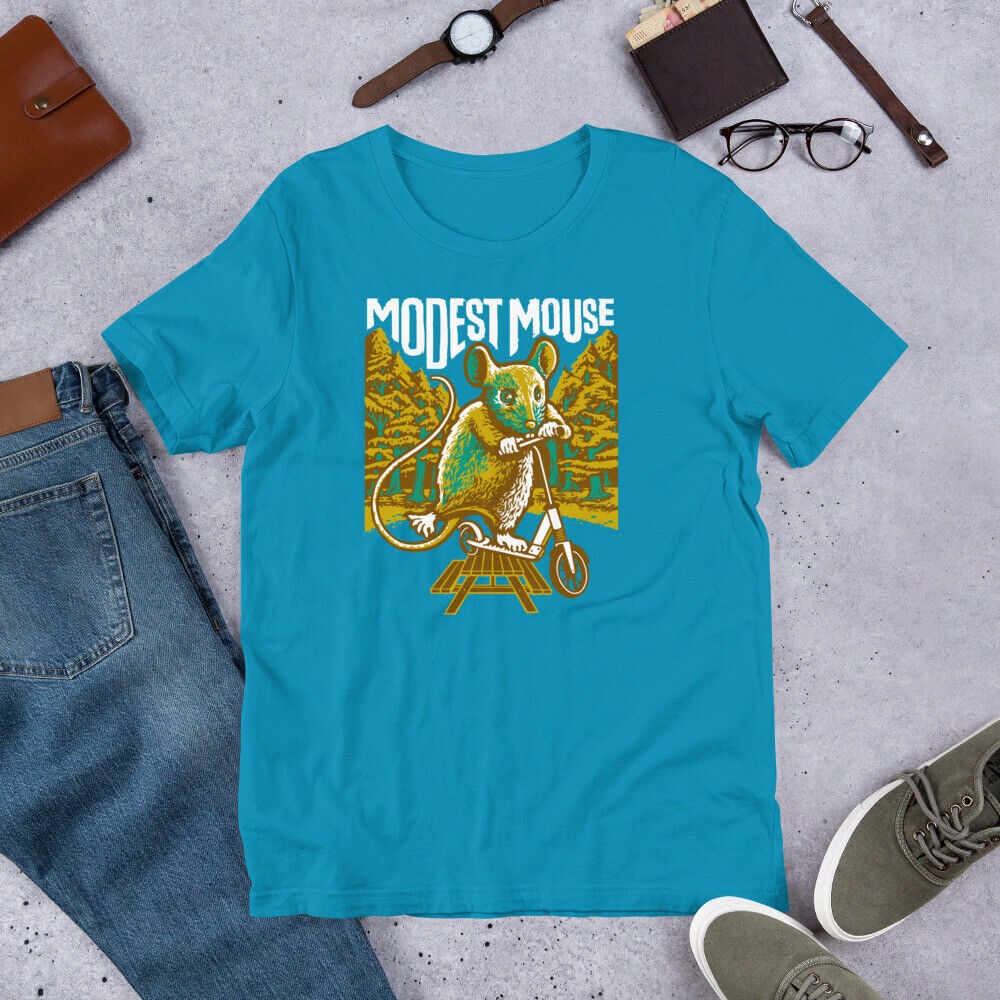 MODEST MOUSE Concert Poster Art Tee Short-Sleeve Unisex T-Shirt