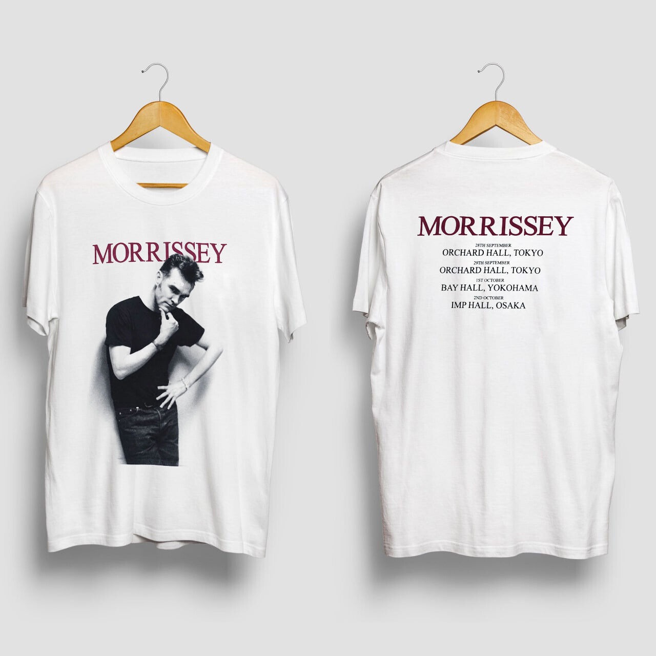 MORRISSEY JAPAN 2016 TOUR SHIRT, rock music, unisex t-shirt