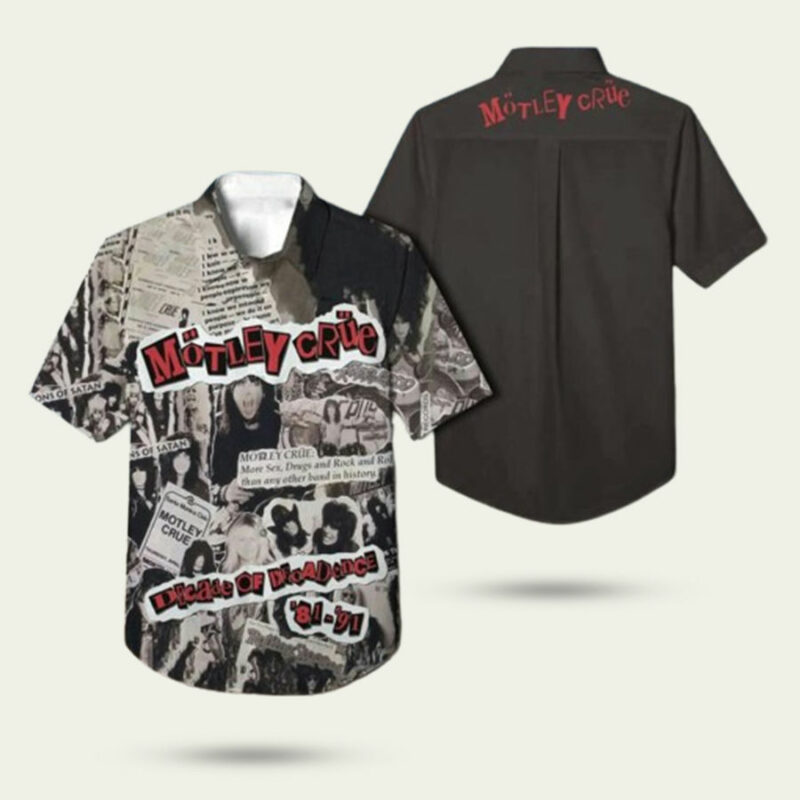 MOTLEY CRUE 2024 MUSIC HAWAIIAN SHIRT