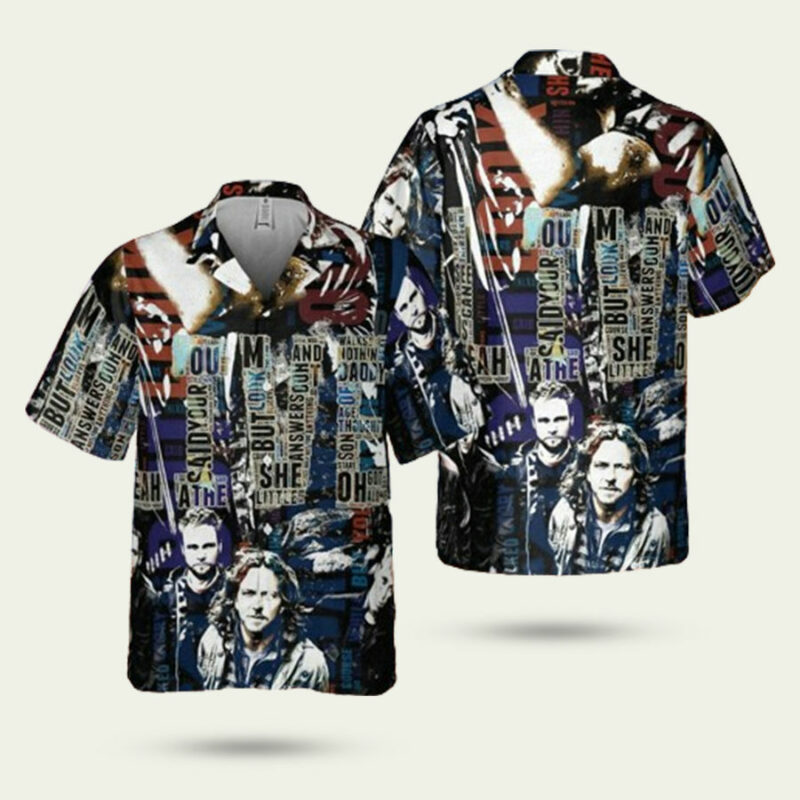 MOTLEY CRUE BAND VINTAGE STYLE HAWAIIAN SHIRT