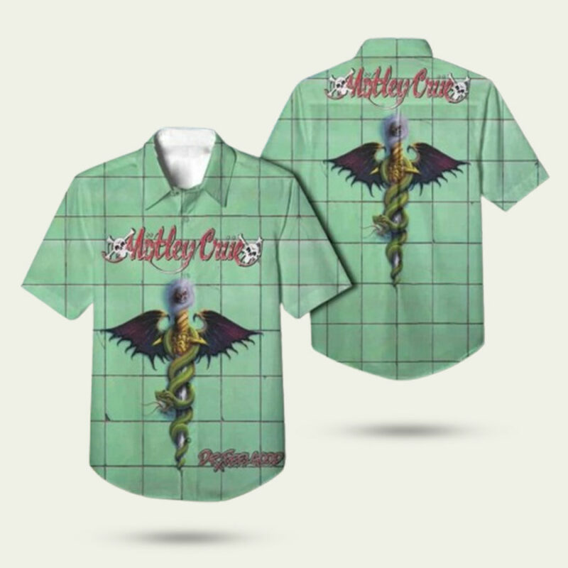 MOTLEY CRUE MUSIC HAWAIIAN SHIRT