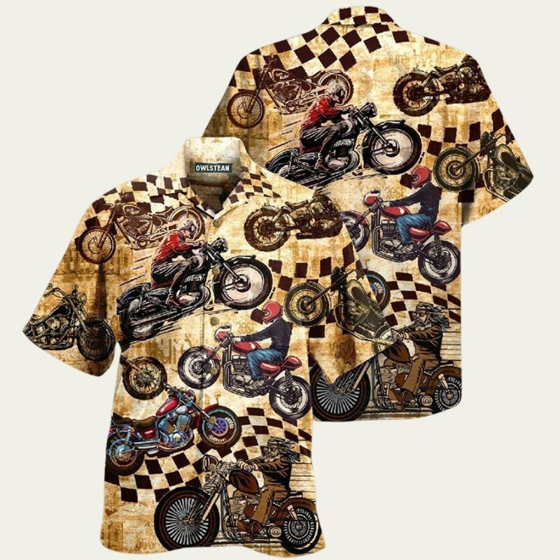 MOTORCYCLE SOME NEED THERAPY I HAVE MY MOTORCYCLE HAWAIIAN SHIRT