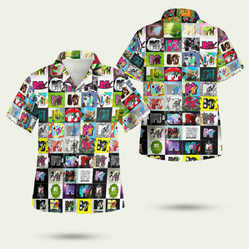 MTV LOGO HAWAIIAN SHIRT