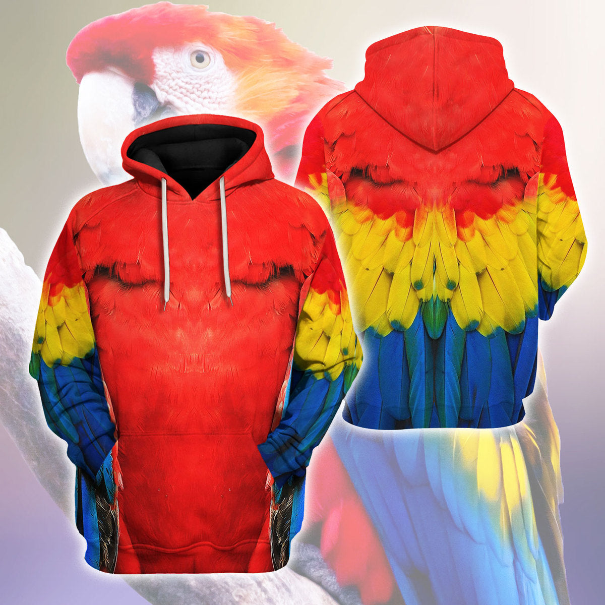 Macaw Parrot Animal Cosplay track suit 