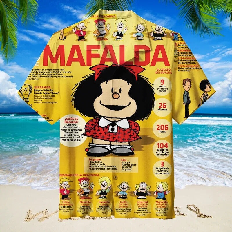 Mafalda - HAWAIIAN SHIRT, S-5XL US Size, Limited Edition Gift For Fans