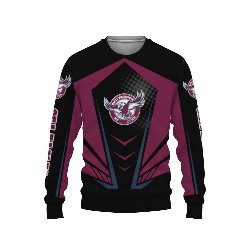 Manly Warringah Sea Eagles Sports American Football Shirt-3D Sweatshirt