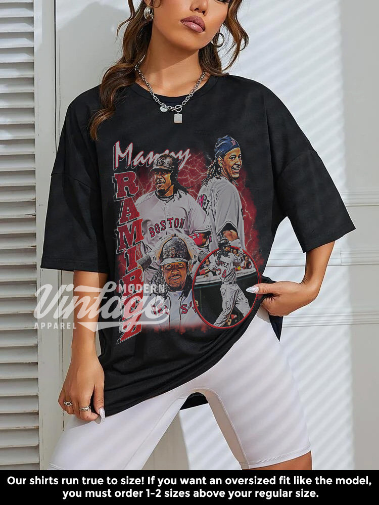 Manny Ramirez Shirt, Baseball shirt, Classic 90s Graphic Tee, Unisex, Vintage Bootleg, Gift, Retro, Funny