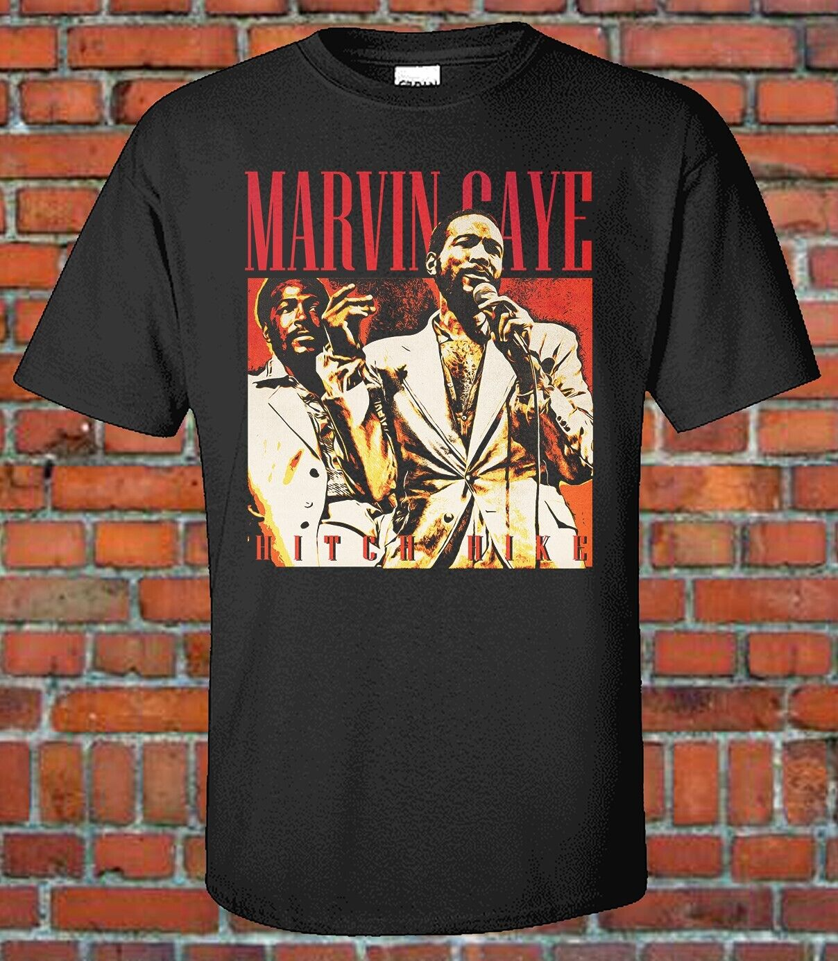 Marvin Gaye - Hitch Hike Graphic T-Shirt Classic