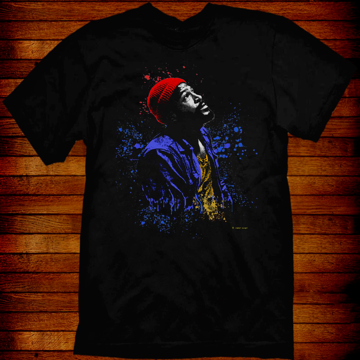 Marvin Gaye Music Singer T-Shirt Unisex Cotton Te