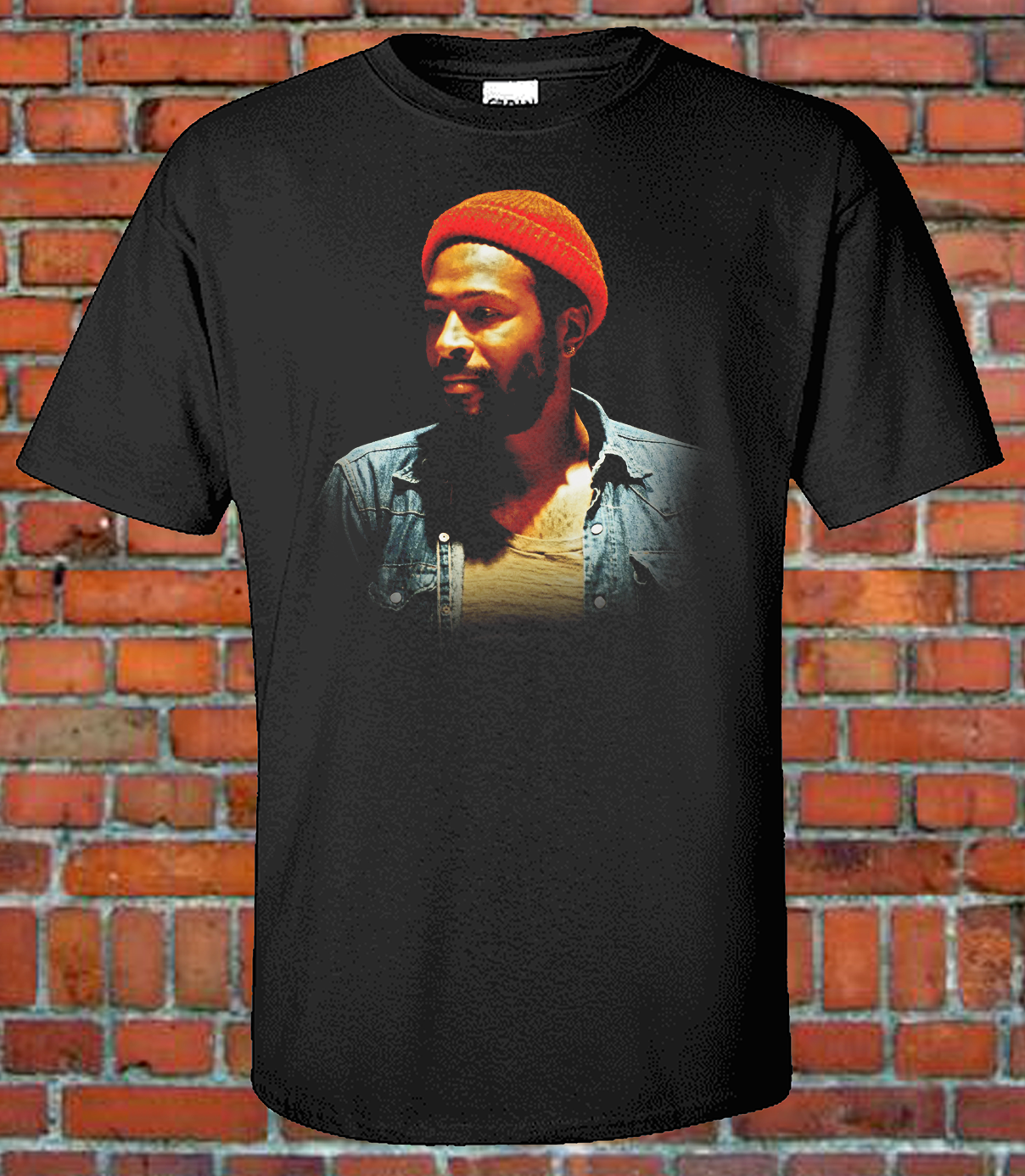 Marvin Gaye R&B Music Singer T-Shirt Unisex Cotton Tee Classic