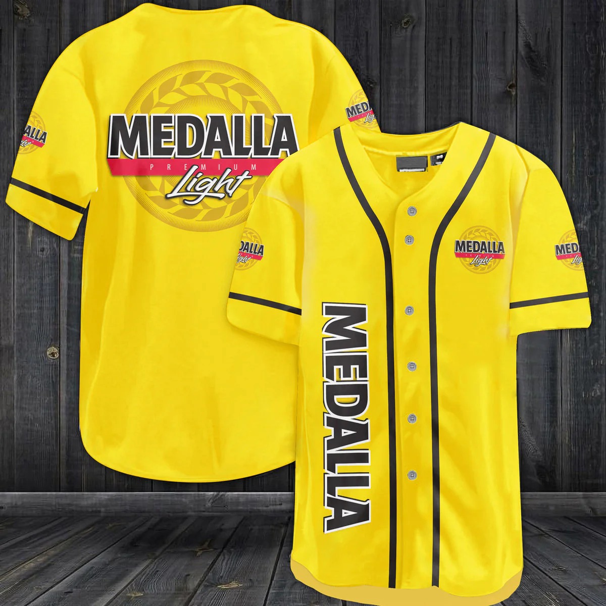 Medalla Beer Baseball Jersey