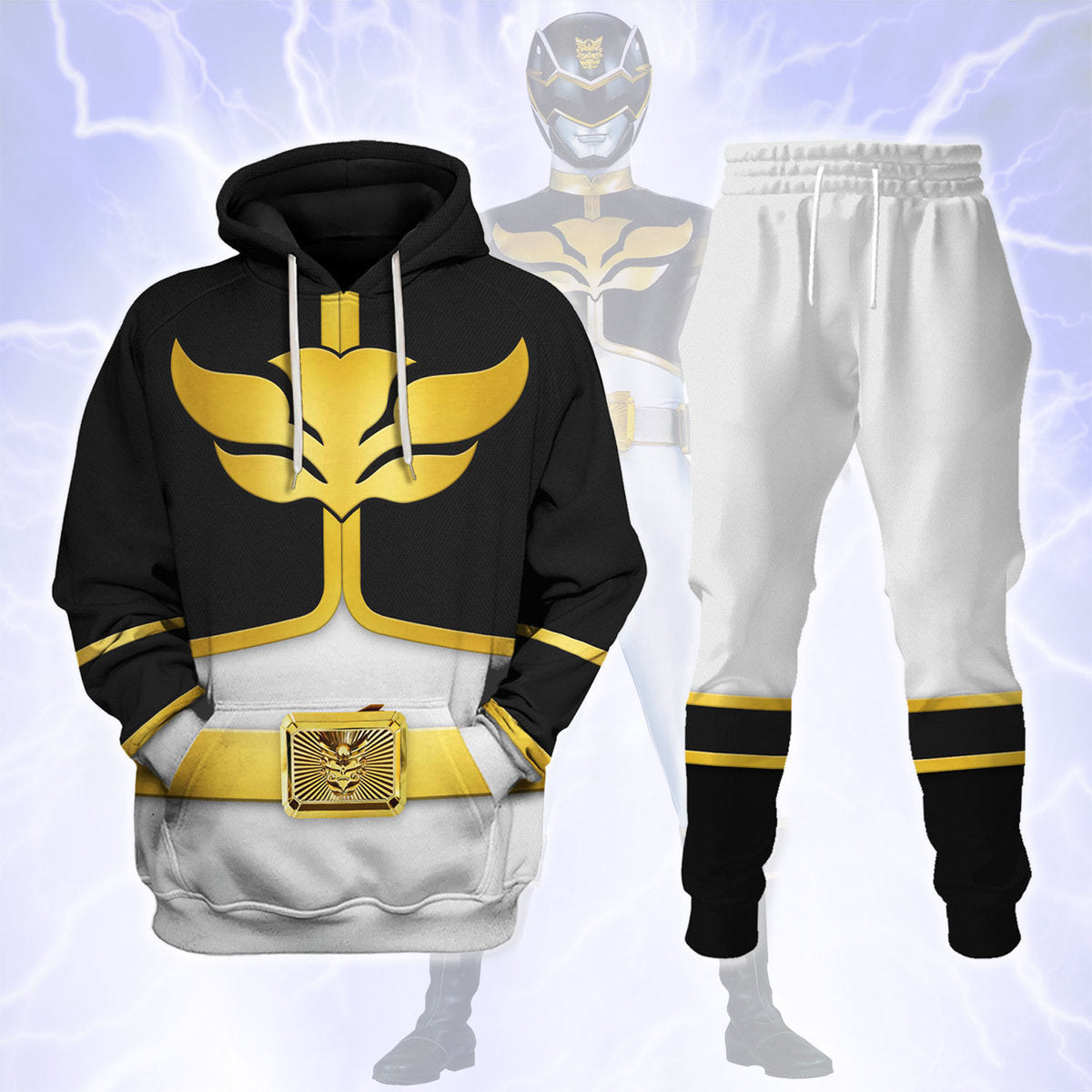 Megaforce Black Ranger track suit 