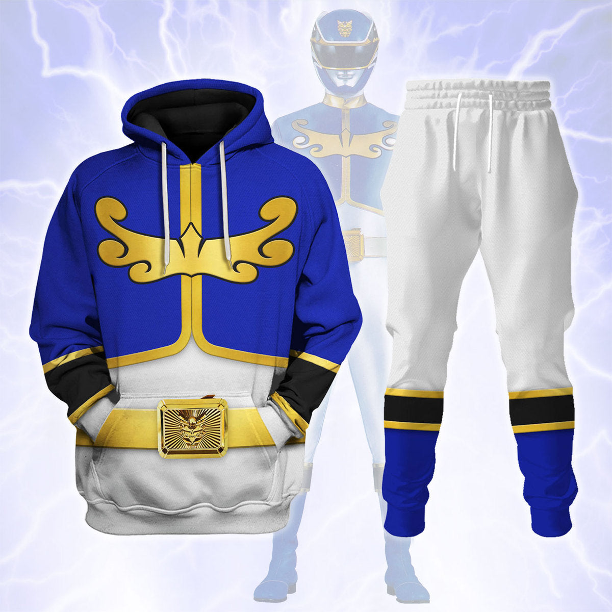 Megaforce Blue Ranger track suit 