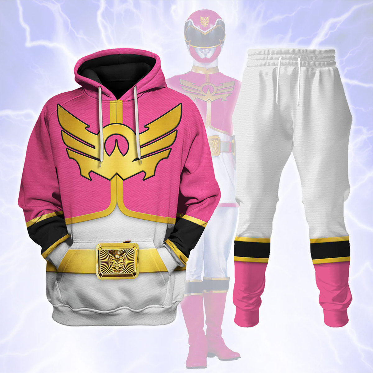 Megaforce Pink Ranger track suit 